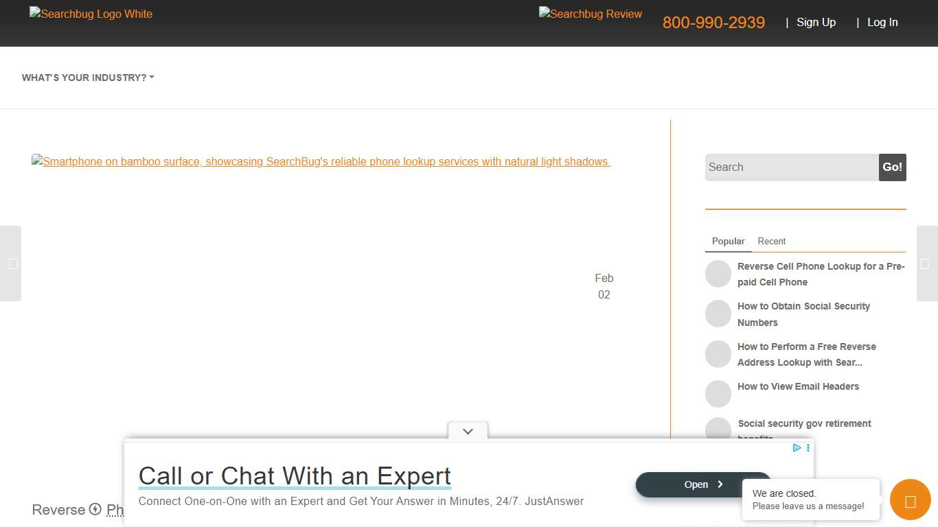 Searchbug Reverse Phone Lookup: Find Details Instantly